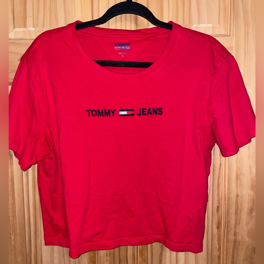 Red Tommy Hilfiger Shirt